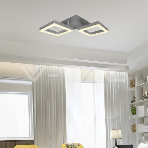 14W LED Designer Ceiling Light Two Frame 3000К - 7