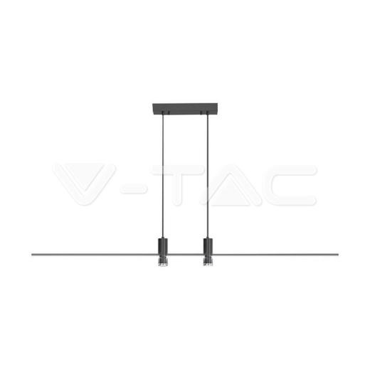 Lámpara colgante LED de diseño 19W negra 4000K - 1