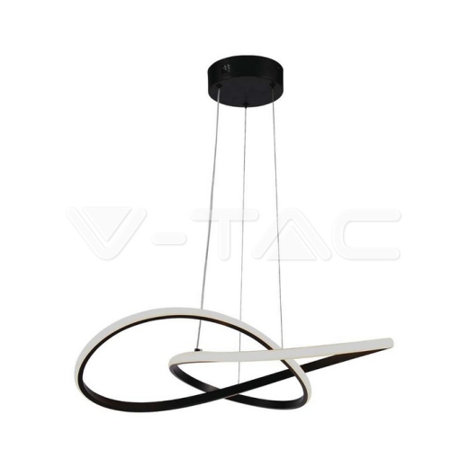 20W LED Hanging Decorative Lamp Ф500 Black Body 3000K - 1
