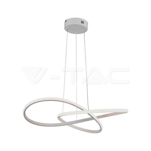 20W LED Hanging Decorative Lamp Ф500 White Body 3000K - 1