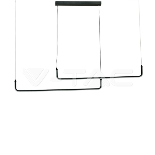 24W LED Designer Hanging Light Black 4000K - 2