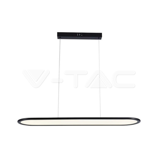 24W LED Hanging Lamp (80*100CM) 3000K Black Body - 1