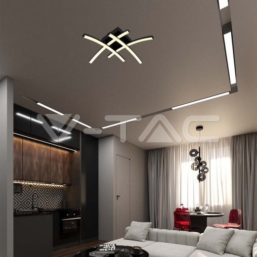 24W LED Designer Light Black 3000K - 7