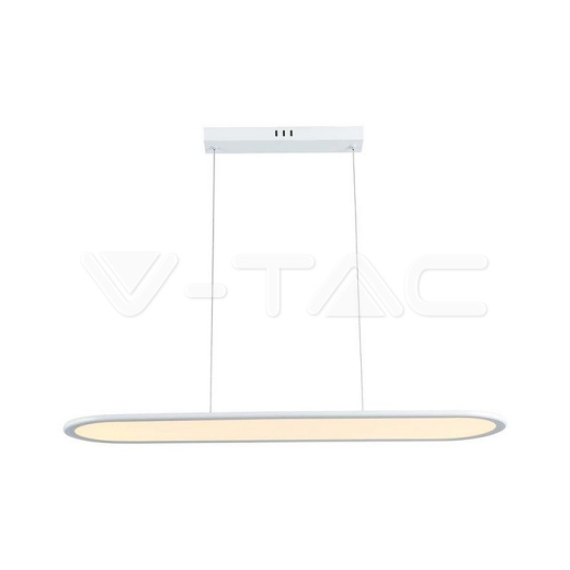 24W LED Hanging Lamp (80*100CM) 4000K White Body - 2