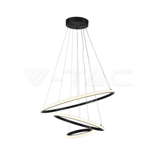 Lámpara decorativa colgante LED 32W 600*400*200 Cuerpo negro 3000K - 1