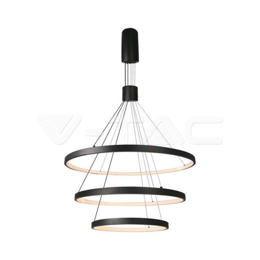 46W LED Decorative Hanging Light 40*60*80*150CM Black Body 3000K - 1