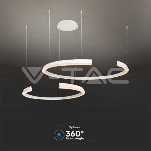 48W LED Designer Lámpara colgante 1100 * 800 * 1200 mm Triac Dimmable 4000K Blanco - 4