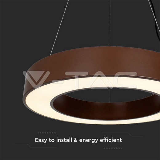 50W LED Designer Hanging Light Triac Dimmable 4000K Corten - 3