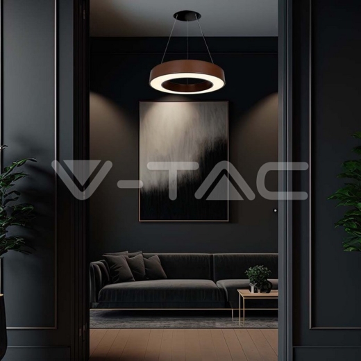 50W LED Designer Hanging Light Triac Dimmable 4000K Corten - 7
