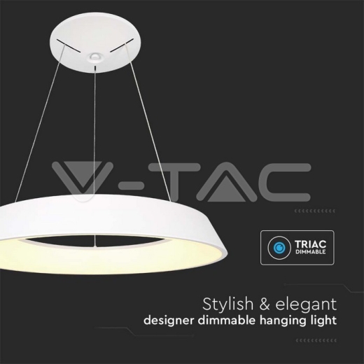 48W LED Designer Hanging Light Triac Dimmable White 3000K - 3