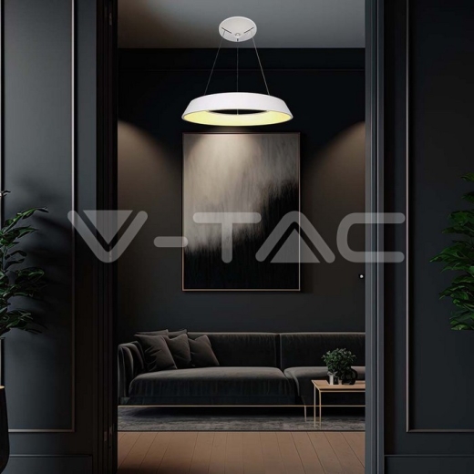 48W LED Designer Hanging Light Triac Dimmable White 3000K - 6