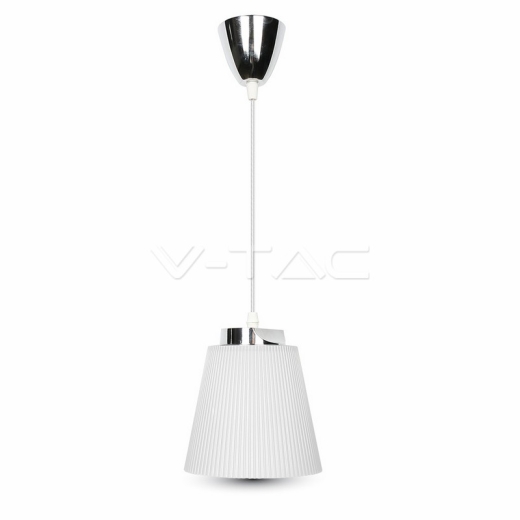 7W LED Soporte colgante Blanco Natural Cuerpo Cromo Blanco - 1