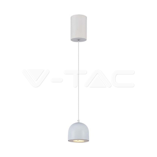 8.5W LED Hanging Lamp Φ100 Adjustable Wire Touch On/Of Grey Body 3000K - 1