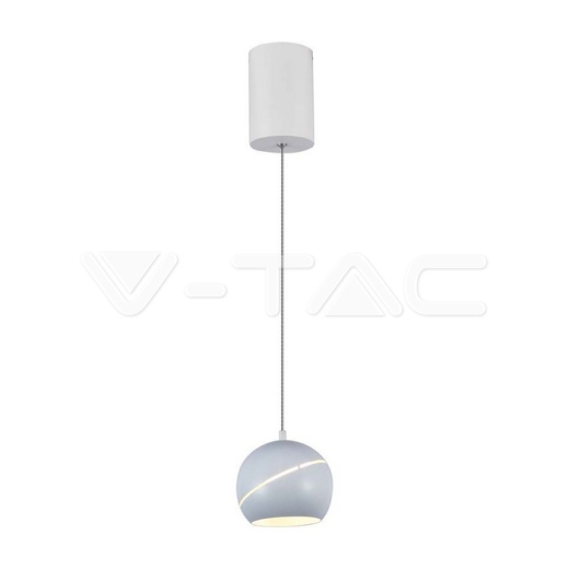 8.5W LED Hanging Lamp Φ180 White Body 3000K - 1