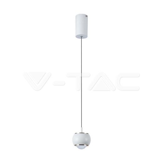 9W LED Designer Hanging Lamp (10*10*100cm) White 3000K - 1