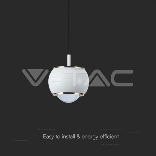 9W LED Designer Hanging Lamp (10*10*100cm) White 3000K - 2