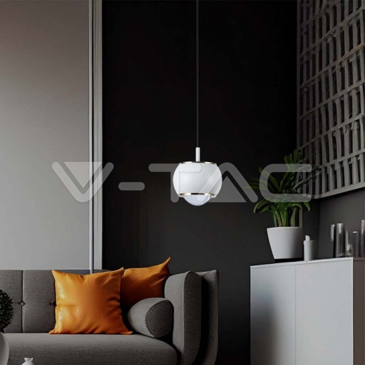 9W LED Designer Hanging Lamp (10*10*100cm) White 3000K - 7