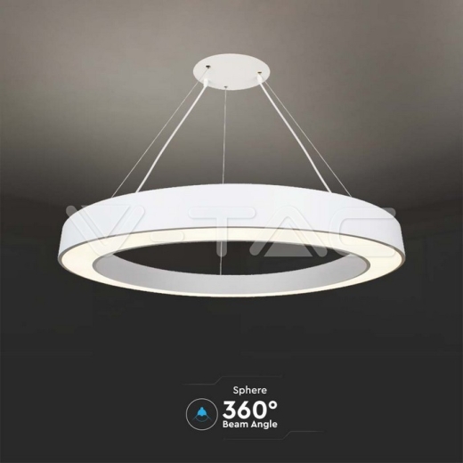90W LED Designer Hanging Light Triac Dimmable 4000K White - 5