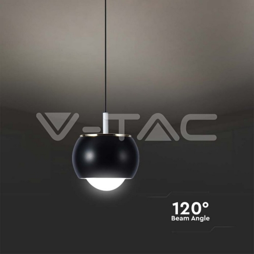 9W LED Designer Hanging Lamp (10*10*100cm) Black 4000K - 4