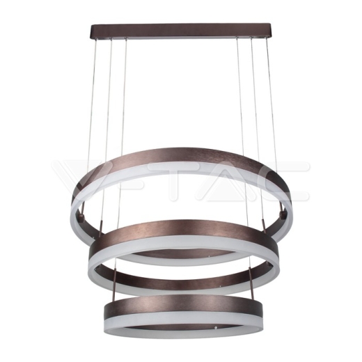 86W Soft Light Chandelier Dimmable Coffee 3000K - 1