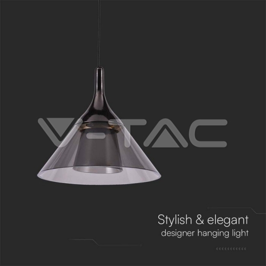 9W LED Designer Hanging Lamp (19.5*17.5*100CM) Black 3000K - 3