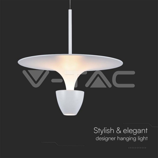 9W LED Designer Hanging Lamp (30*300*1370MM) White 3000K Adjustable Height - 3