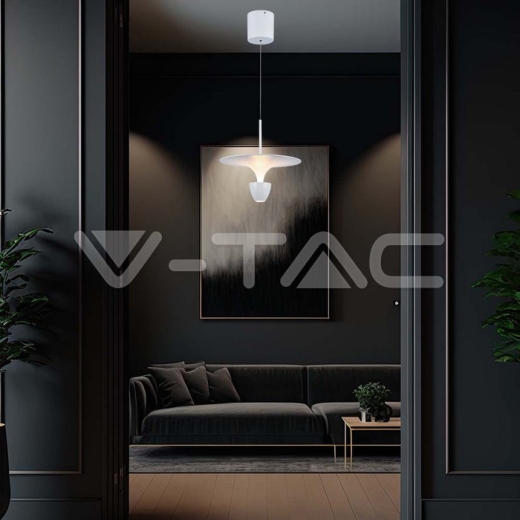 9W LED Designer Hanging Lamp (30*300*1370MM) White 3000K Adjustable Height - 7