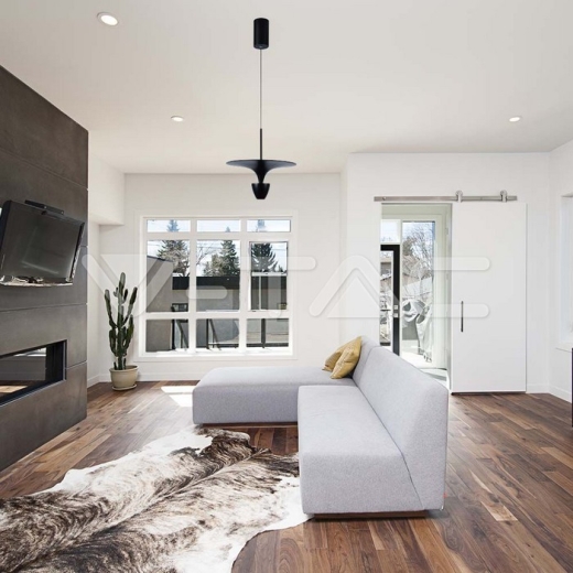 9W LED Designer Hanging Lamp (30*320*100CM) Black 3000K - 7