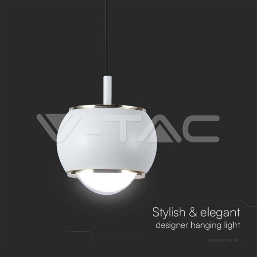 9W LED Designer Hanging Lamp (10*10*100cm) White 4000K - 3