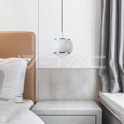 9W LED Designer Hanging Lamp (10*10*100cm) White 4000K - 6