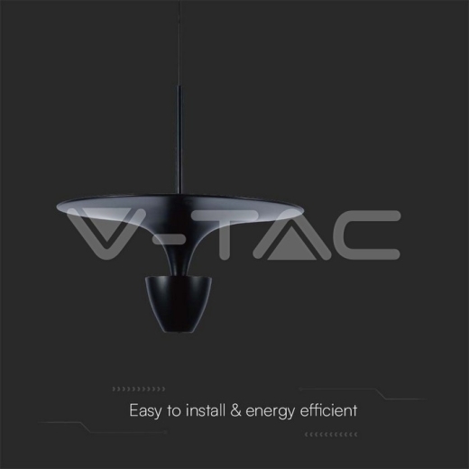 9W LED Designer Hanging Lamp (30*320*100CM) Black Body 4000K - 2