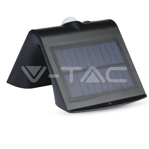 Lámpara de pared solar LED 1.5W Blanco Natural Cuerpo Negro - 3