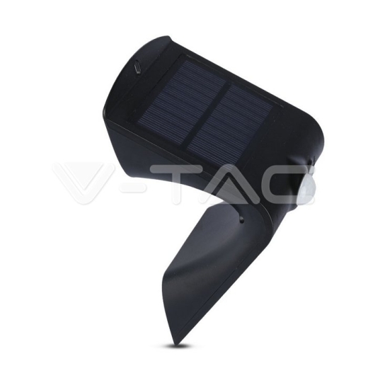 Lámpara de pared solar LED 1.5W Blanco Natural Cuerpo Negro - 4