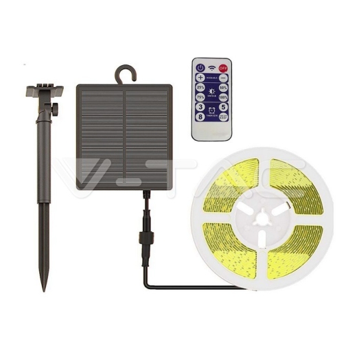Kit Tira LED Panel Solar 1.2W IP67 3000K - 2