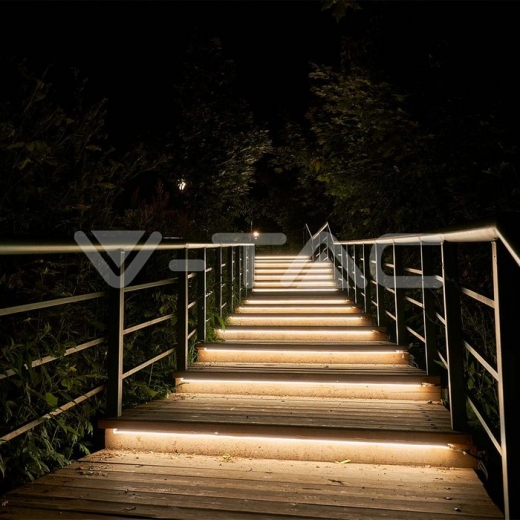 Kit Tira LED Panel Solar 1.2W IP67 3000K - 9