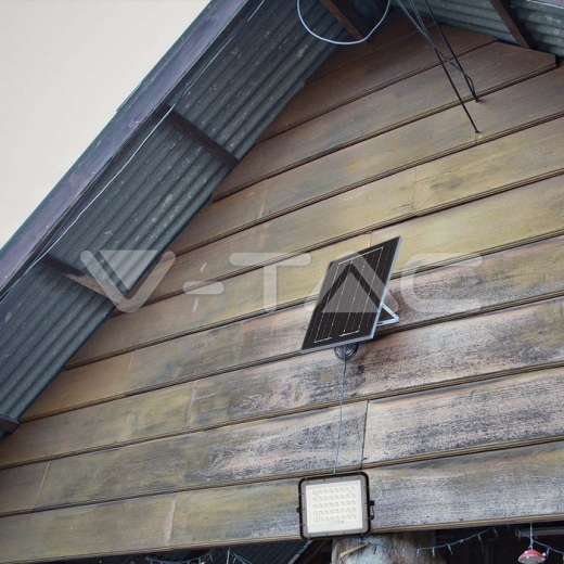 Proyector Solar 10W LED 6400K Batería reemplazable 3m Alambre Cuerpo negro - 13