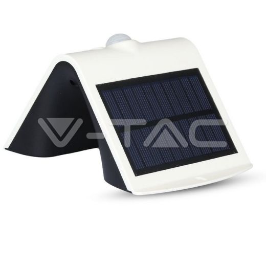 Lámpara LED solar 1.5W cuerpo blanco 4000K - 3