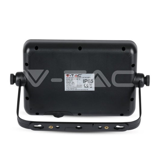 Proyector solar LED 10W cuerpo negro 4000K - 7