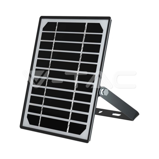 Foco Proyector Solar LED 10W LiFePo Batería 3.7V Negro 4000K - 2