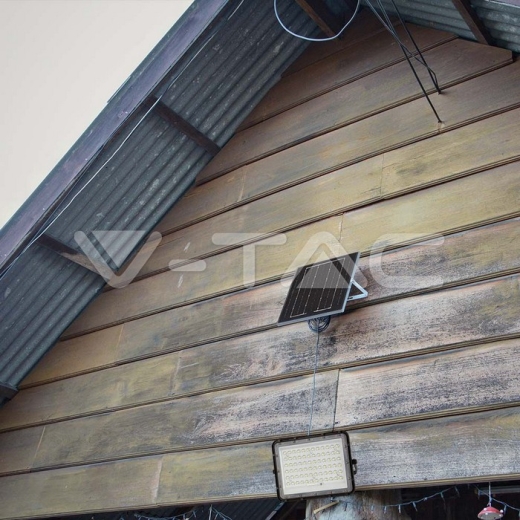 Proyector Solar 15W LED 6400K Batería reemplazable 3m Alambre Cuerpo negro - 13