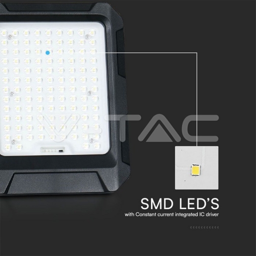 Reflector solar LED de 15 W con batería de 3,7 V y 8 Ah - 6