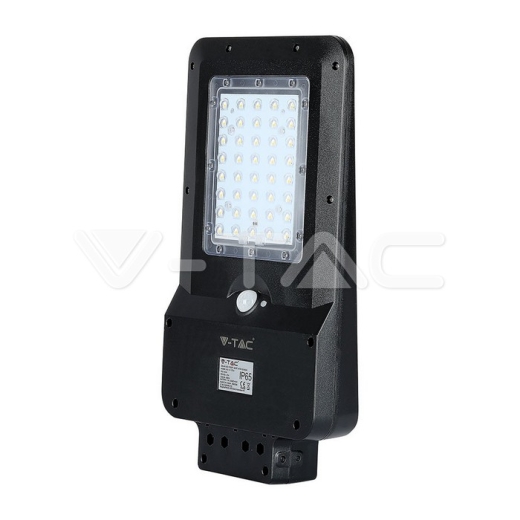 Farola LED Solar 15W cuerpo negro 4000K - 1
