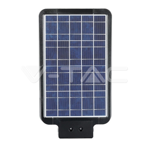 Farola LED Solar 15W cuerpo negro 4000K - 2