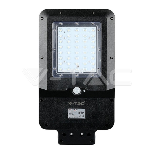 Farola LED Solar 15W cuerpo negro 4000K - 6