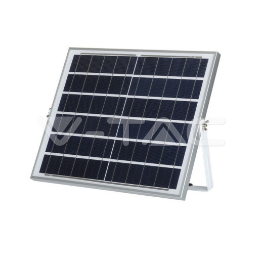 16W Solar Panel LED Floodlight 4000K - 5