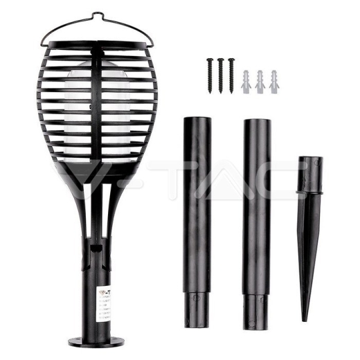 Lámpara LED solar 1W de pared/de suelo/colgante - 5