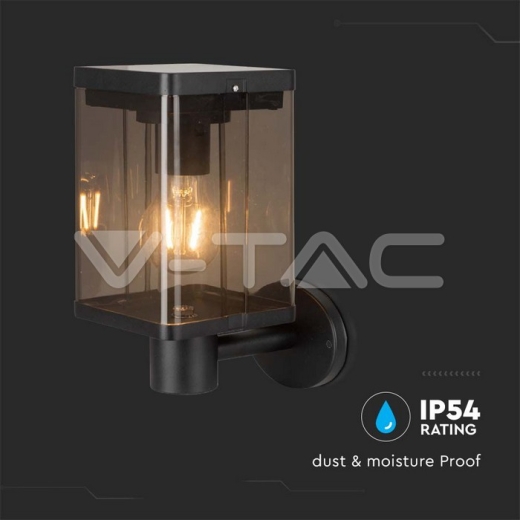 Lámpara de bolardo de pared LED de 2,5 W E27 con sensor de microondas IP44 - 6