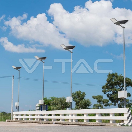 Chip Bridgelux de farola solar LED de 20W 4000K - 15