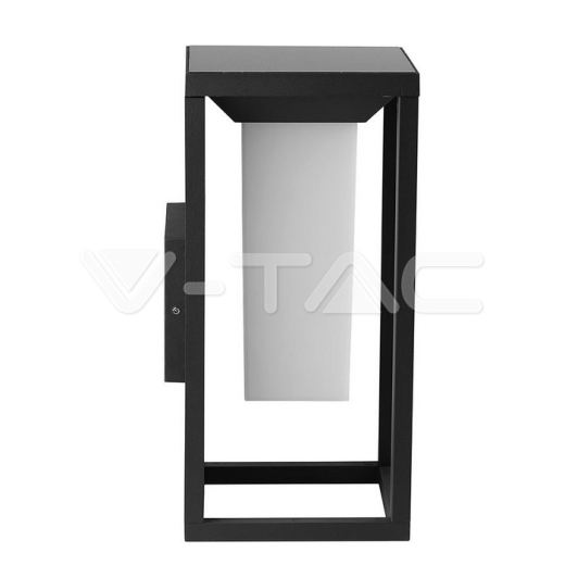 2W LED Solar Bollard Wall Light SAMSUNG Chip Grey Body 3000K - 2