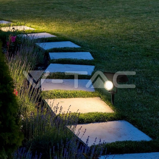 2W LED Solar Spike IP65 3000K - 7